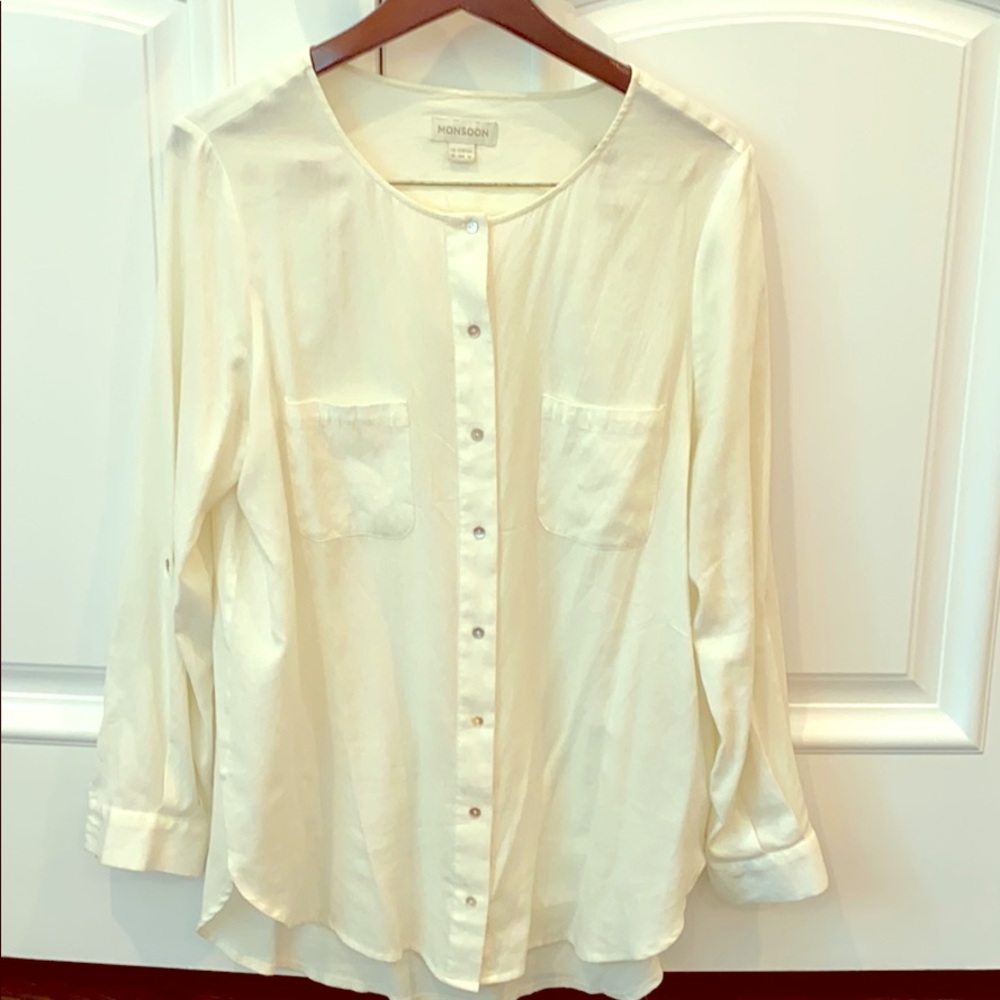 Monsoon Off-White Blouse
